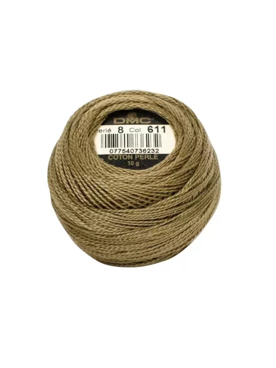 DMC Coton Perlé N° 8 (Art. 116) 611 Sisal