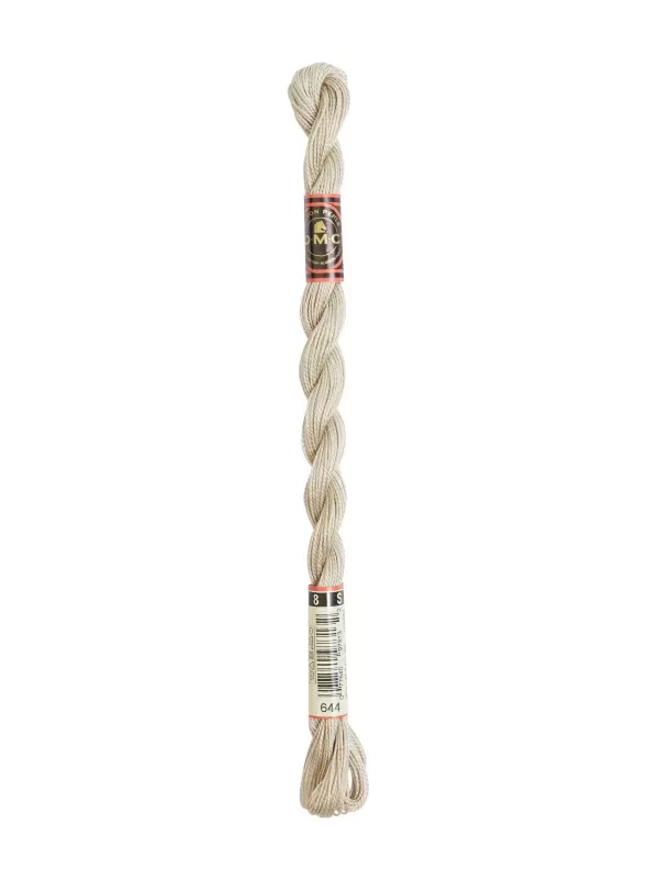 DMC Coton Perlé N° 8 (Art. 116) 644 Chanvre