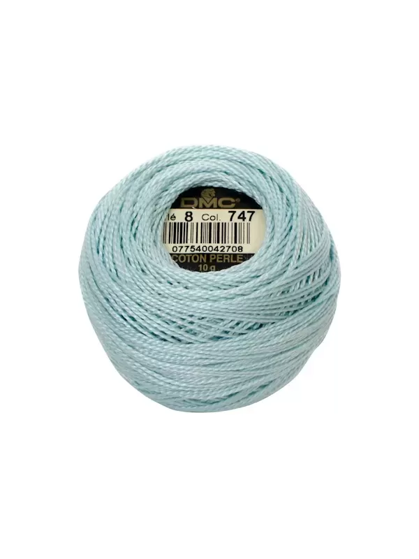 DMC Coton Perlé N° 8 (Art. 116) 747 Brume de mer bleue