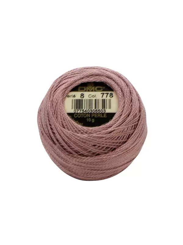 DMC Coton Perlé N° 8 (Art. 116) 778 Rose poivré