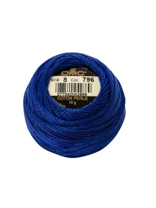 DMC Coton Perlé N° 8 (Art. 116) 796 Bleu de Sèvres