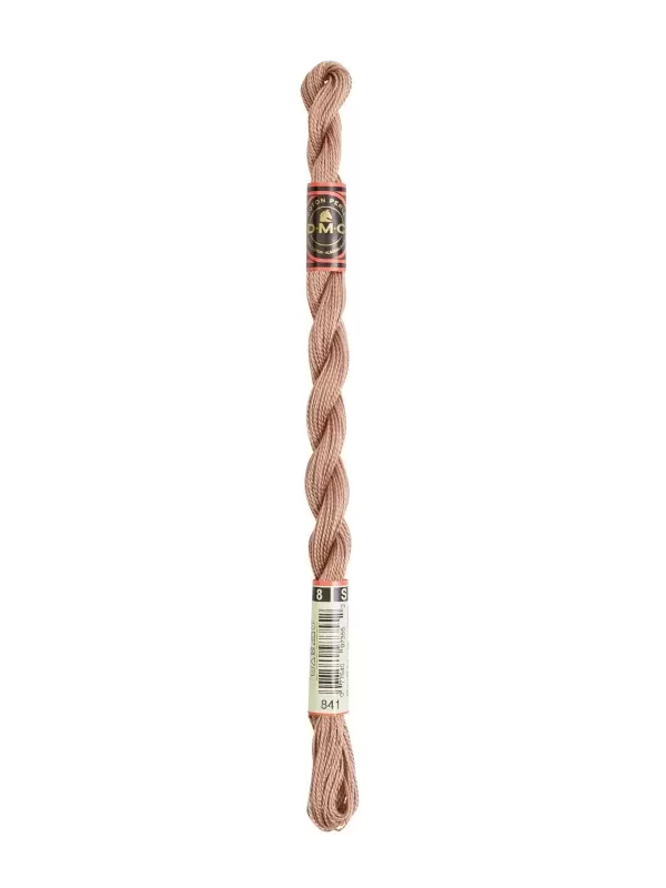 DMC Coton Perlé N° 8 (Art. 116) 841 Daim