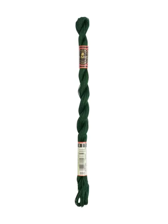 DMC Coton Perlé N° 8 (Art. 116) 890 Vert Forêt noire