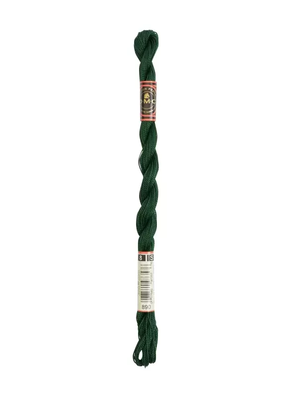 DMC Coton Perlé N° 8 (Art. 116) 890 Vert Forêt noire