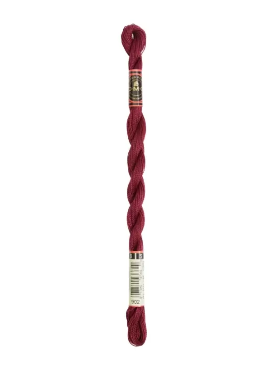 DMC Coton Perlé N° 8 (Art. 116) 902 Grenat