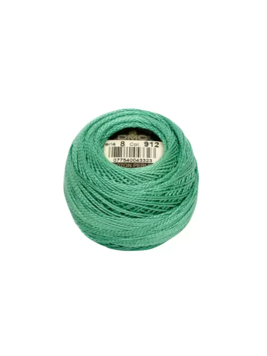 DMC Coton Perlé N° 8 (Art. 116) 912 Vert menthe à l'eau
