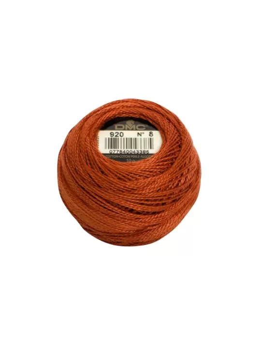 DMC Coton Perlé N° 8 (Art. 116) 920 Ocre terre de Sienne