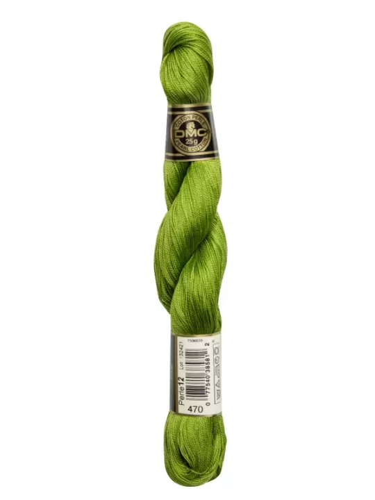 DMC Coton Perlé Spécial Hardanger N° 8 (Art. 115EA) 470 Vert olive