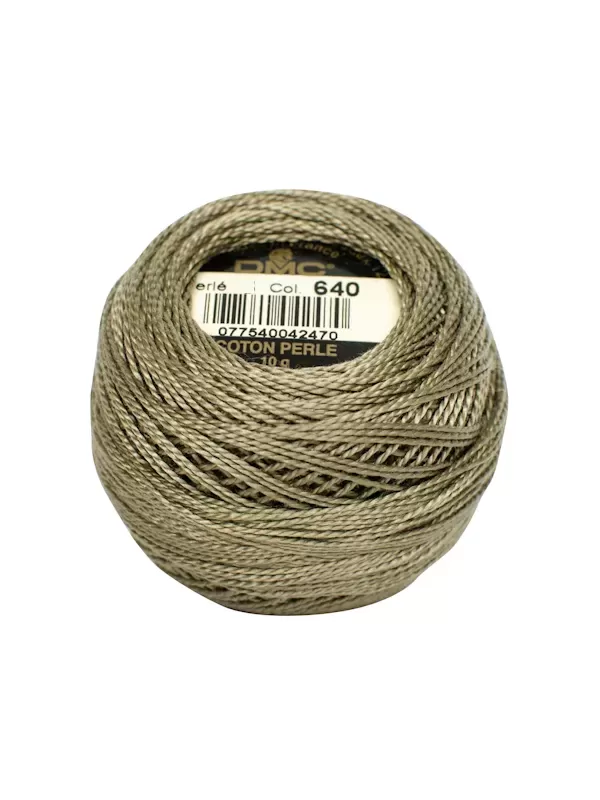 DMC Coton Perlé N° 12 (Art. 116) 640 Pavé gris