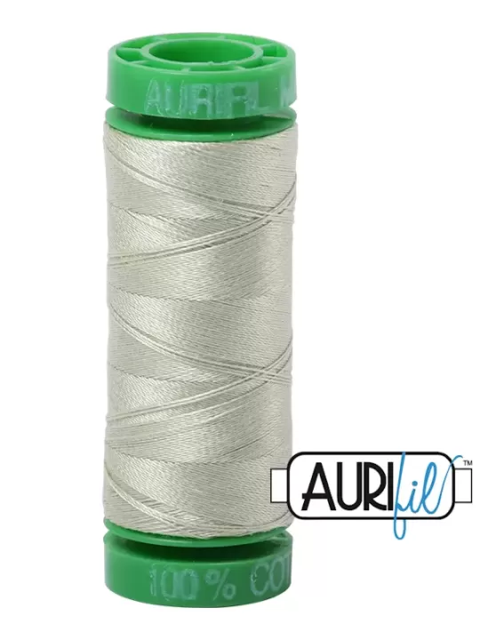 Fil Coton Mako 40 Aurifil 2908 Spearmint - Petite bobine de 150 mètres