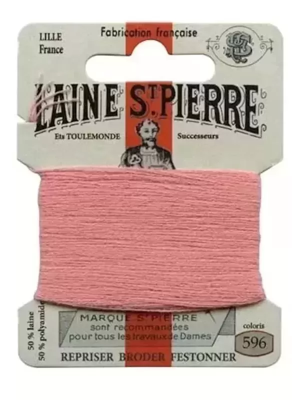 FIL AU CHINOIS Laine Saint-Pierre 1848 N° 596 Bois de rose